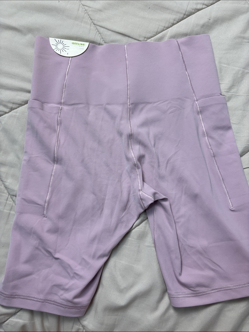NWT Offline Real Me Extra Bike Shorts Light Purple Size Small